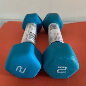 Neoprene hand weights dumbbells set 2lb